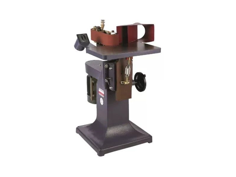 Leather Shoe Making Machine Speed Control Vertical Sand Belt Grinder